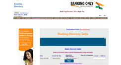 Desktop Screenshot of bankingdirectory.bankingonly.com